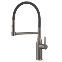 Кухонный смеситель чёрный KOER KI-70005-07 KR3389 из нержавеющей стали